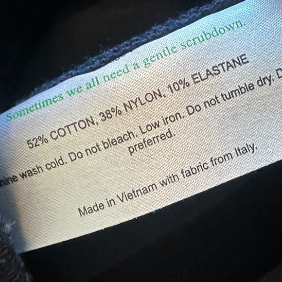 MM Lafleur Navy Trouser Pants Skinny Ankle Length Stretch Office Size 4 Women's - Picture 12 of 13